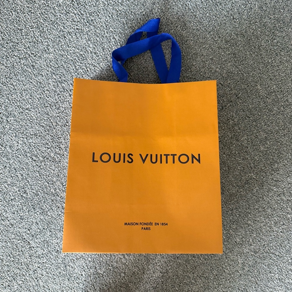 Louis Vuitton Orange Shopping Bag